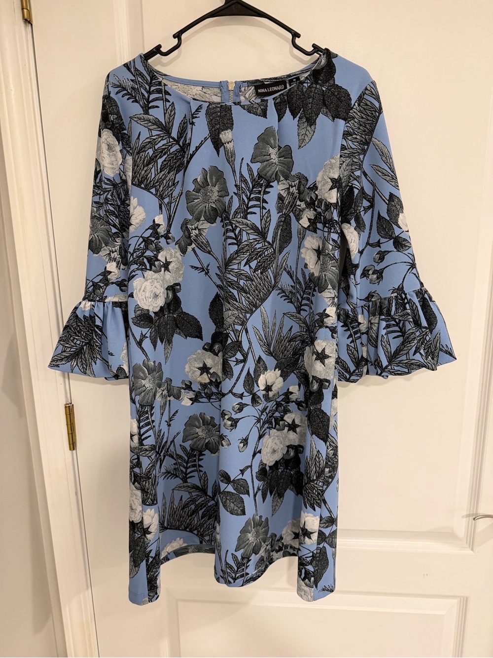 Blue Floral Dress